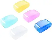 5PCS Brush Toothbrush Cover Case Head Travel Camping Protect Hike Cap Cleaner AU