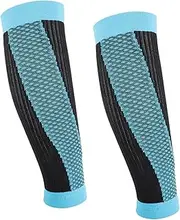 [Happyyami] Men's Calf Compression Sleeves Elastic Sports Calf Socks for Running Football Basketball