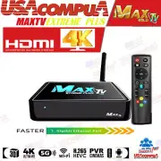 MAX TV GOLD SILVER EXTREME MAXTV 5G 4K ULTRA-HD IPTV BOX+ANDROID 7.1 QUAD-CORE