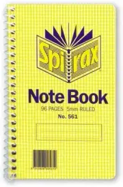 Spirax 561 Notebook Side Opening 147X87Mm 96 Page