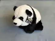 WWF Adoption New Soft Wild Republic Panda Bear Plush 10" Stuffed Animal