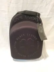 Black Clover Live Lucky Golf Cap Hat Caddie Carry Carrier Travel Sunglasses Case