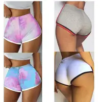 在飛比找ETMall東森購物網優惠-High waist tight sports shorts