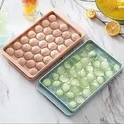 Ice Cube Trays, Round Ice Cube Trays, Ice Ball Maker Mold for Freezer, Giant Square Ice Cube Maker for refrigeratorIce Sphere Moulds for Whiskey, Cocktails, Juice, Coke & More