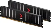 PNY XLR8 Gaming 32GB (2x16GB) DDR4 3200MHz (PC4-25600) CL16 1.35V Low Profile Dual Rank Desktop (DIMM) Memory Kit – MD32GK2D4320016LP