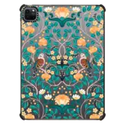 iPad Pro 11-inch (3rd/4th gen) iPad Impact Case Turtle Doves (Emerald) by Catherine Marion