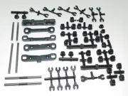 MUGE2028 MUGEN MBX8R ECO 1/8 BUGGY HINGE PINS SUSPENSION MOUNTS