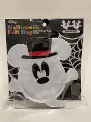 DISNEY MICKEY MOUSE GHOST HALLOWEEN DAISO FELT BAG *BRAND NEW
