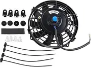 12V 80W 12''/10"/9"/7" Push/Pull Electric Radiator Intercooler Slim Fan Engine Cooling Kit Car Radiators Accessoriesa Car Radiator(7 inch)