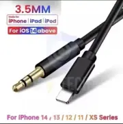 For iPhone to 3.5mm Aux Audio Adapter Cable Cord Jack iPhone 14 13 12 11 pro max