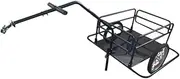 simhoa 176cm Bike Cargo Trailer with Hitch Versatile Outdoor Wagon Carrier 15inch Wheels