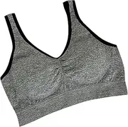 [Generic] Women S Sports Bras Casual Simple Latex Fixed Cup Bra Soft and Skin Friendly Comfortable to The Body. Bras for Women Padded