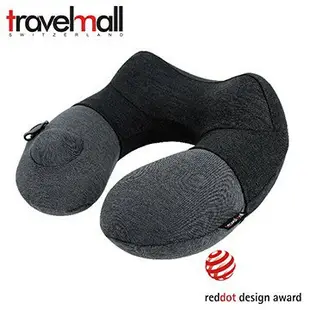 Travelmall 3D 手動旅行充氣枕 台灣公司貨 充氣 按壓 收納袋