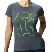 New Arctic Cat Women's Stencil T-Shirt ~ Gray/Green~ M~ # 5293-392