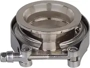 NICHANGHUA Universal SS304 2 2.25 2.5 3 3.5 4 V-Band Clamp 3 Inch V-Band 4 Inch Exhaust Flange 76mm Turbo Exhaust Vband V Clamps Kits (Color : 3.0 inch)