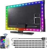 findyouled led Strip Lights for TV, 3m led TV Backlight with APP Control, Music Sync, USB led Gaming Lights Strip for 40-60 inch TVs, Computer