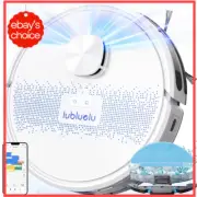 Robot Vacuum 4000Pa 2-in-1 Mop Lidar 5 Maps 10 No-Go Zones App Alexa SL60D White