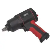 Sealey Composite Air Impact Wrench 1/2"D Twin Hammer 1,180lb.ft 1600Nm GSA6006