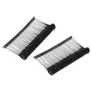 1000pcs J Hook Fasteners 2 1/4" Black Standard Tagging Gun Refill Barb Fasteners