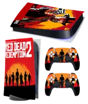 1st Edition PS5 Themed Decal Sticker Wrap For Disc Edition Console - RDR2
