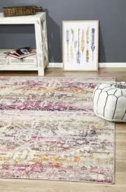 Harper Bohemian Oriental 865 Berry Modern Floor Rug - 4 Sizes *FREE DELIVERY*