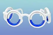 White Motion Sickness Glasses - Stylish Frame, Motion Sickness Relief for Car, Plane, Boat Travel, and VR Gaming. Cruise Essentials.