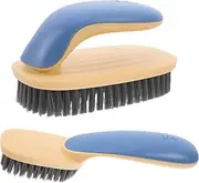 Ipetboom 2pcs Soft Bristle Laundry and Shoe Cleaning Brush Multi-Purpose Household Scrub Brush for Clothes and Footwear