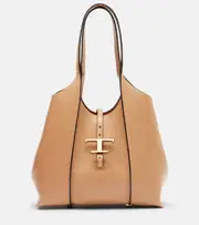 [Tod's] Tod's T Timeless leather tote bag One Size beige