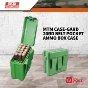 Mtm Case-gard Belt Rifle Ammo Pocket Box Case20 Rd .17/.222 Rem To .35 Rs2010