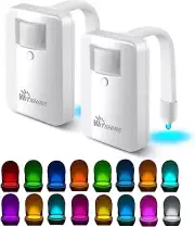 Toilet Night Light Changing Motion Sensor Activated Bowl Nightlight Bathroom