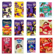 Easter Egg Selection Milk White Variety Eggs Cadbury Nestle Approx. (72g-110g)