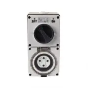 Combination Switched socket 4Pin IP66 500V 10A