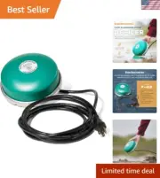 1250W Cast Aluminum Floating Pond De-Icer: Smart Thermostat & Anti-Chew Cord