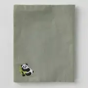 CONCISE Bunko Cloth Book Cover Panda Light Green 534365