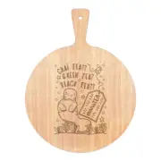 Manatee Tea Pizza Board Paddle Wooden Funny Animal Sea Cute Joke