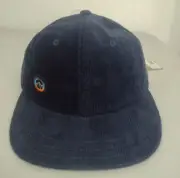 NWT Patagonia Fitz Roy Icon New Navy Corduroy Hiking Snapback Cap Hat Mens OS