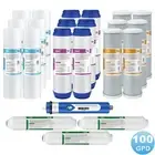 100GPD 5-Stage Under Sink RO Reverse Osmosis System Water Filter Replacement Set