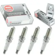 4pcs 11-13 Yamaha F250 NGK V-Power Spark Plugs 3.3L V6 250 HP Kit Set Engine fo