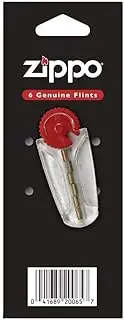 Zippo Genuine Flints for Windproof Lighters - Replacement Flint - Fire Starter - Lighter Accessories - Pack of 6