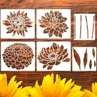 Flower Stencil for Garden Fence Large Flower Stencils for Wall 14” Templates