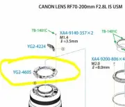 NEW Canon RF 70-200mm F/2.8 L IS USM Lens Main PCB Parts YG2-4605