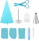 Piping Bag,35 Piece Icing Nozzle Set,Piping Bag and Tips Cake Decorating Kit