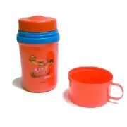 DISNEY Cars Lightning McQueen Kids School Thermal Drinkware Tumbler with Mug Cup