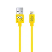 Sponge Bob Lightning to USB-A Cable 1m Fast Charge MFI Certified