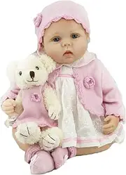 60cm Reborn Baby Girl Doll Newborn Baby Dolls Realistic Silicone Vinly Babys Doll Birthday Gifts