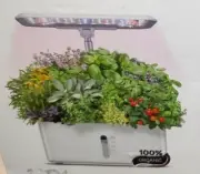 Hydroponics Growing System 8 Pods White URUQ Indoor Led Grow Lights Smart Pump