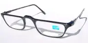 NWT Vintage 90's Carbon Fiber Rectangle Half Frame Reading Glass +1.25 (S.Black)