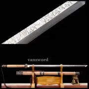 Chinese Tang Dynasty Heng Dao Battle Full Tang Sword 9260 Carbon Steel Sharp