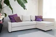 [FMCTL] Friheten Couch Cover Replacement for IKEA Friheten Sofa cover, Friheten Sleeper Sofa Cover, Friheten Cover Only!(Peal Beige)