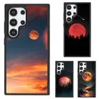 For Samsung A15 A16 S23 S24 S25 Ultra FE Big Moon sky mountains Protective Cover